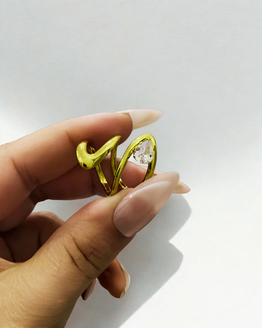Zairova Luna Adjustable Ring